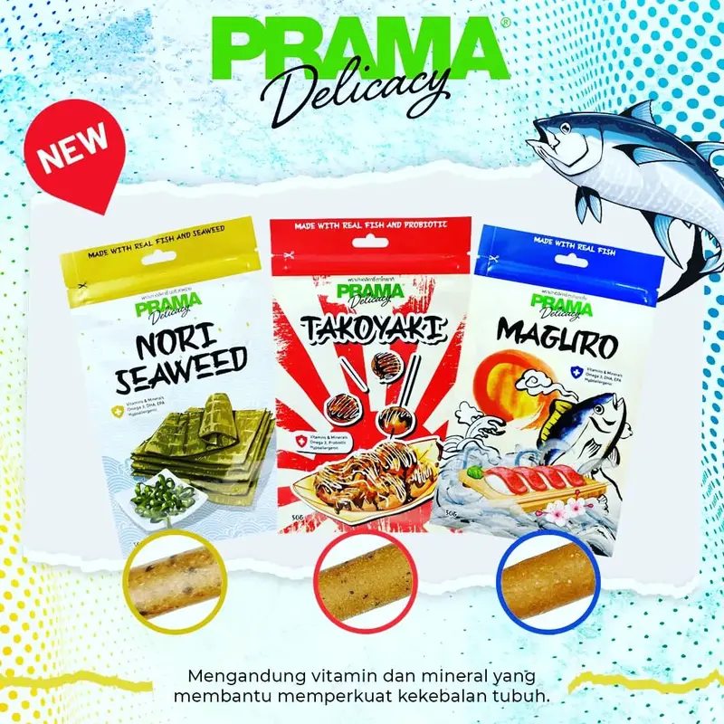 PRAMA Snack Anjing Stick All Varian 50gr - 70gr 2