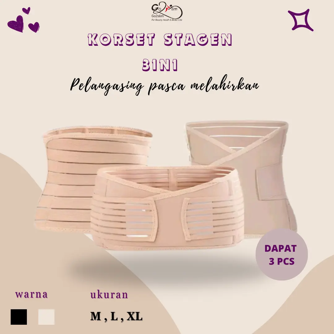 THREE IN ONE KORSET PELANGSING DAN MATERNITY PASCA MELAHIRKAN 3 IN 1
