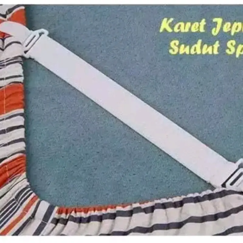 Karet Jepitan /Penjepit, Pengait Sudut Sprei, Bed Cover, Kasur, Sheet Grippers 3