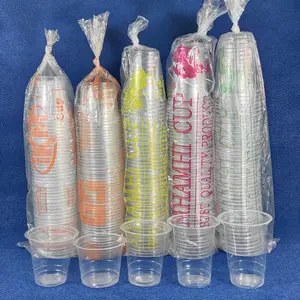 Gelas plastik murah laku 10 oz 12 oz 14 oz 16 oz cup bening pp pop ice