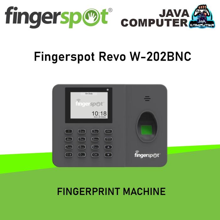 Gambar Fingerspot Revo  W-202BNC dari Java Computer Samarinda Kota Samarinda Tokopedia