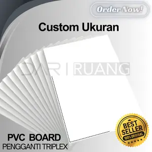 PVC Board 3mm | 5mm | 9mm | 12mm | 15mm 18mm | Custom PVC Board Pengganti Papan Triplek | Furniture