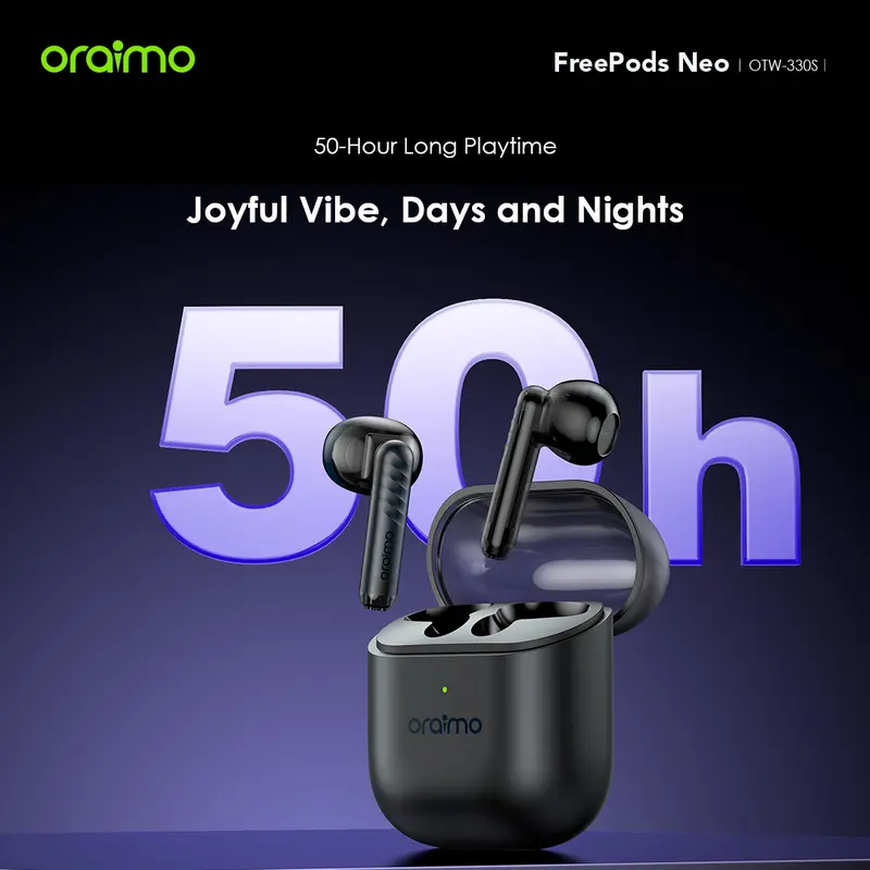 Oraimo x MPL Mobile Legends TWS Freepods Neo OTW-330S Special Collaboration Edition True Wireless Stereo Bluetooth ENC Gaming Low Latency IPX4 Waterproof 4