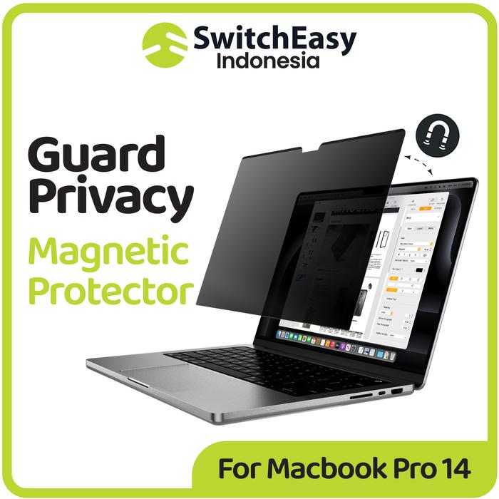 Gambar MagEasy Guard Anti Gores Macbook Pro / Air 13 14 15 16 M4 M3 M2 M1 Screen Protector Privacy Spy Magnetic - Macbook Pro 16 dari SwitchEasy Official Kota Administrasi Jakarta Barat 2 Tokopedia
