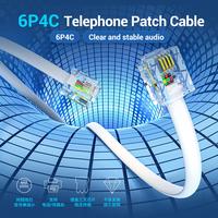 Gambar Kabel Telepon RJ11 Patch Cable Vention Rumah Home Telephone Line Set 6P4C Phone Line Cord - RJ11 Coupler dari XLink Surabaya Kota Surabaya 2 Tokopedia
