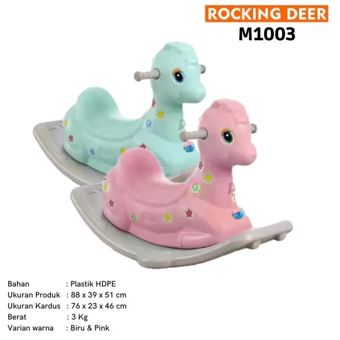 Mainan Kuda-kudaan Anak MOLION Rocking Horse Jungkat Jungkit M1003