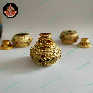 Satu Set Selut Mendak Mendhak Keris Garap Alus Bahan Kuningan Termurah