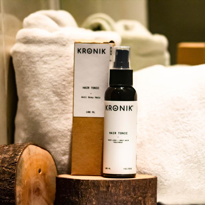 Gambar KRONIK Hair Tonic All-in-One Atasi Rontok, Uban Dini, & Ketombe Pria Wanita - Perawatan Rambut BPOM dari Kingsman Barber Supply Kota Bandung Tokopedia