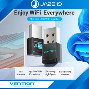 Vention USB Wireless Network Adapter WiFi Dongle Dual Band 2.4Ghz 5Ghz