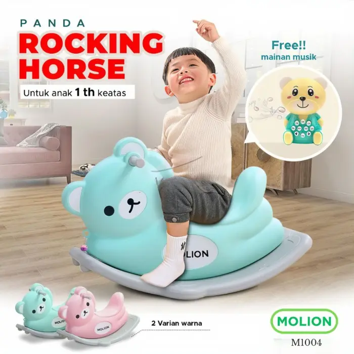 Mainan Kuda-kudaan Anak Rocking Panda Molion M1004 Mainan Playground