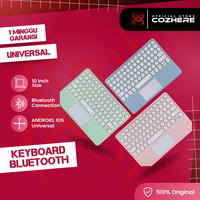 Gambar Keyboard Wireless Keyboard Bluetooth With Touchpad Portable Universal - Biru, 10 Inch dari CozHere Kota Administrasi Jakarta Barat 1 Tokopedia