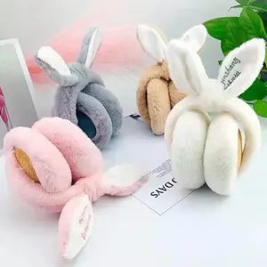 Penutup Telinga Earmuffs Earmuff Rabbit Cute Winter Wanita Fashion