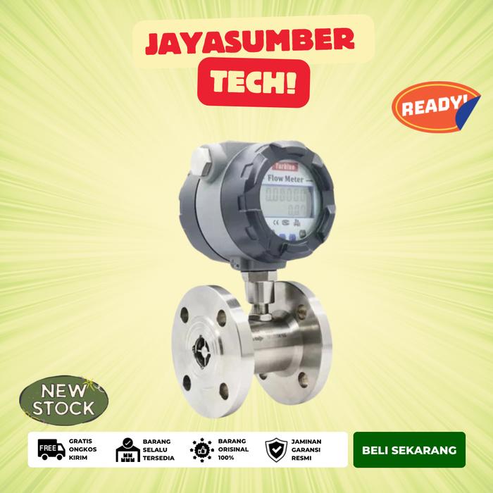 Jual Digital Turbine Flowmeter DN 3 inch 80mm G1 flange for fuel oil ...
