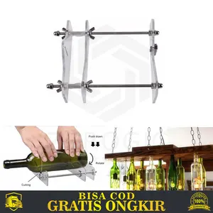 PERALATAN SET PEMOTONG BOTOL KACA STAINLEESS STEEL PORTABLE CUTTING
