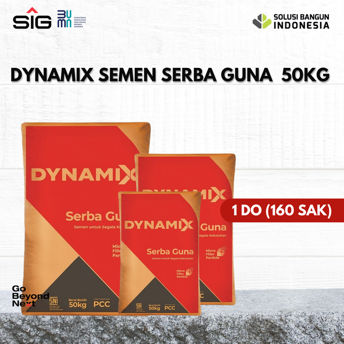 Gambar Dynamix Semen Serba Guna 50kg Area Depok - 1 DO (160sak), Dengan Bongkar dari SIG ONLINE STORE Kota Administrasi Jakarta Selatan 5 Tokopedia