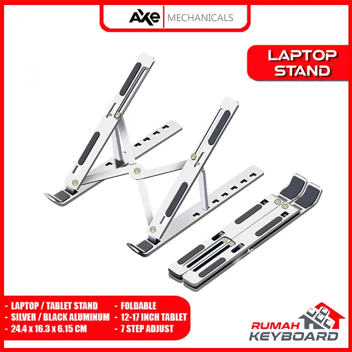 LAPTOP TABLET STAND HOLDER - STAND HOLDER - PORTABLE - COMPACT MULTIFUNGSI