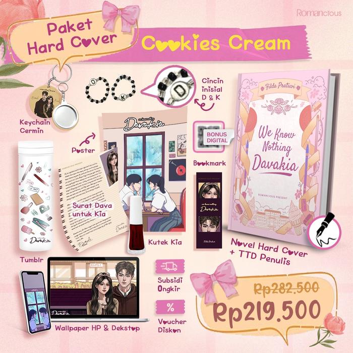 Gambar PRE ORDER - Buku Novel - We Know Nothing, Davakia - Filda Pratiwi - Romancious - Bumifiksi (30 Juli 2024 – 5 Agustus 2024) - PO 30 JULI dari BumifiksiJogjakarta Kab. Sleman 4 Tokopedia