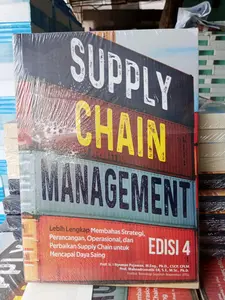 Supply Chain Management Edisi 4/Orig 100%/terbaru 2004
