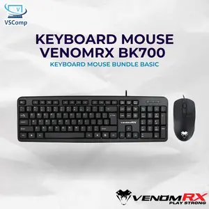 Keyboard Mouse VenomRX Kihon BK700 Bundle USB