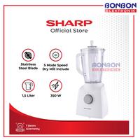 Gambar SHARP Blender EM-151P-WH / EM 151P WH / EM151P White Low Watt with Dry Mill dari Bonbon Elektronik_NEW Kota Administrasi Jakarta Utara 2 Tokopedia