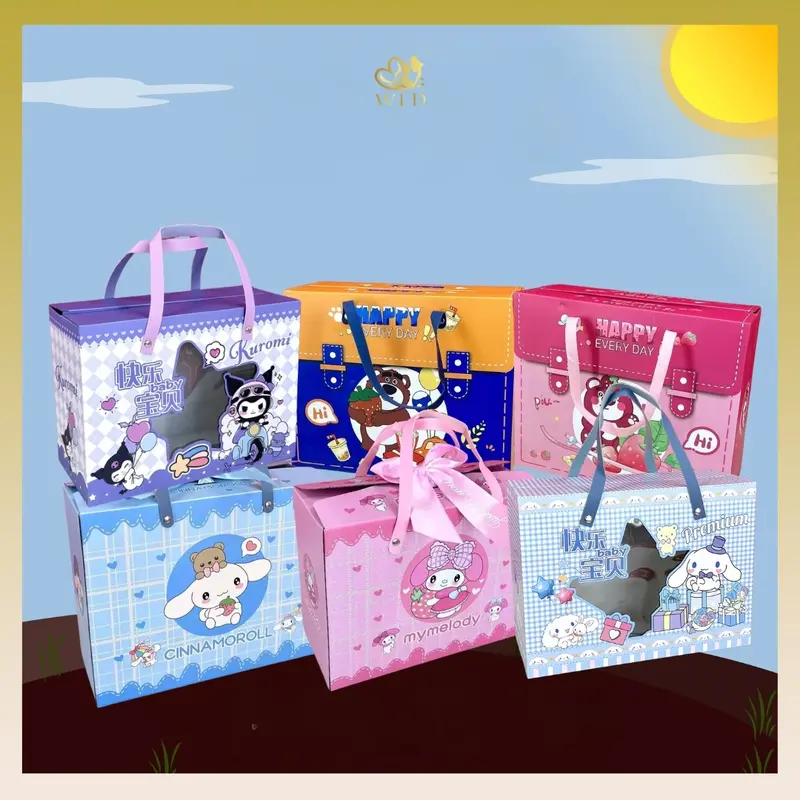 WED Goodie Bag Ulang Tahun Anak Bahan Premium TEBAL Kotak Kado Tahun Paperbag Ulang Tahun Anak Variasi Anak-anak 0
