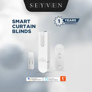 Smart Curtain SEYVEN Wifi Pembuka Tirai Gulung Motorized Roller Blind