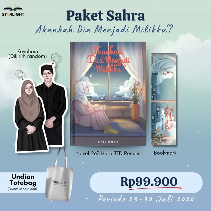 Gambar Pre Order - Buku Novel Akankah Dia Menjadi Milikku - Bintu Ismail - Starlight - Bumifiksi - (23 - 30 Juli 2024) - PO dari Bumi Fiksi Makassar Kota Makassar 5 Tokopedia