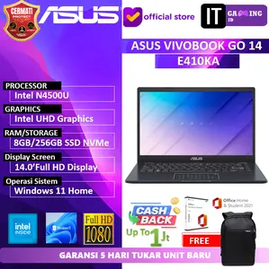 ASUS VIVOBOOK GO 14 E410KA N4500 8GB 256GB W11+OHS+M365B 14.0 FHD