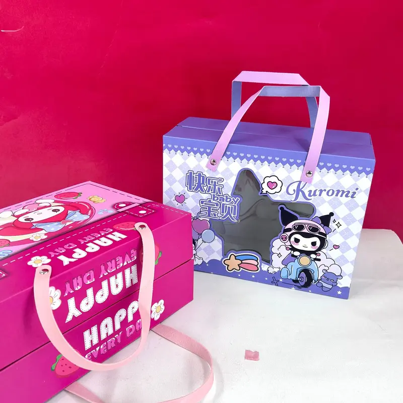 WED Goodie Bag Ulang Tahun Anak Bahan Premium TEBAL Kotak Kado Tahun Paperbag Ulang Tahun Anak Variasi Anak-anak 4