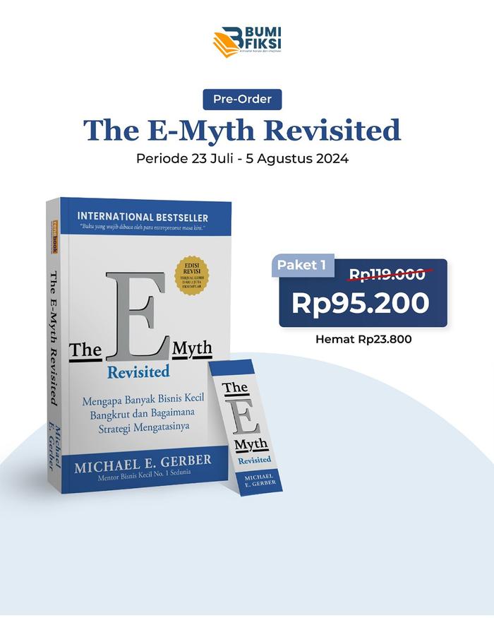 Gambar PRE ORDER - Buku Bisnis - The E-Myth Revisited - Michel E Gerber - Rene Turos - Bumifiksi dari BumifiksiJogjakarta Kab. Sleman 4 Tokopedia