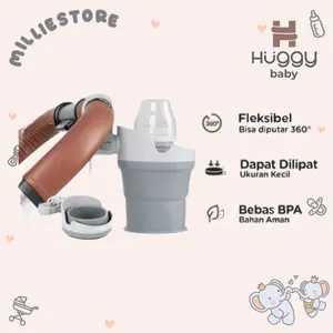 HUGGY BABY ACC007 Foldable Stroller Cup Holder | Tempat Botol Minum Stroller