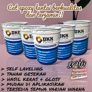 cat epoxy finis topcoat glosy 20 kg set / kaleng