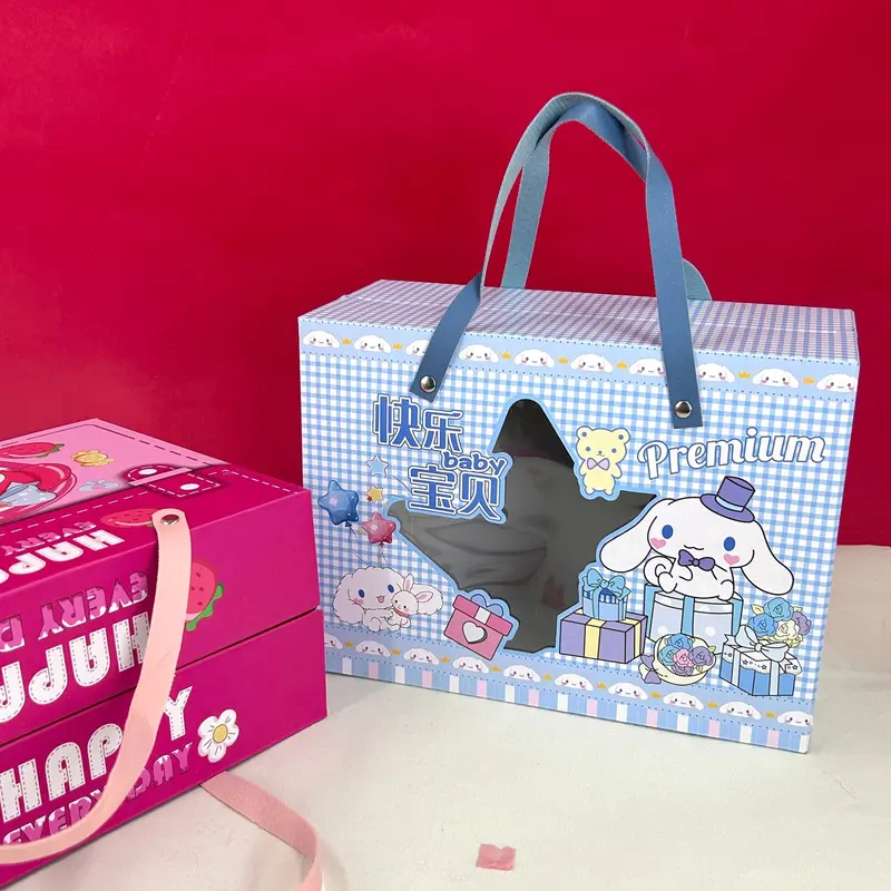 WED Goodie Bag Ulang Tahun Anak Bahan Premium TEBAL Kotak Kado Tahun Paperbag Ulang Tahun Anak Variasi Anak-anak 5