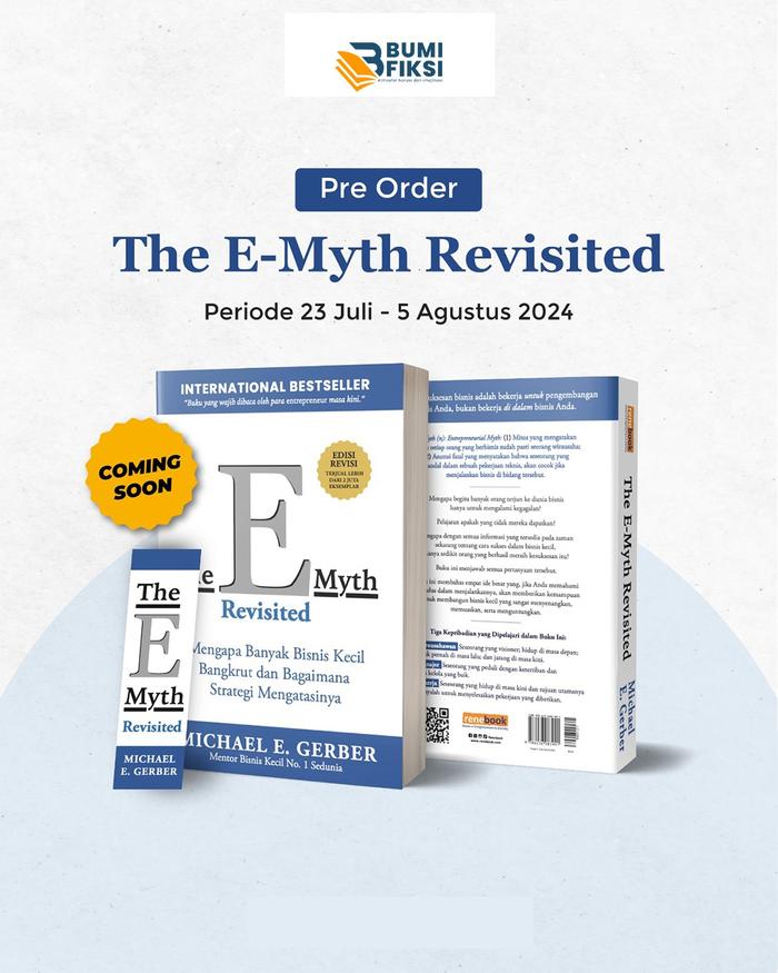 Gambar PRE ORDER - Buku Bisnis - The E-Myth Revisited - Michel E Gerber - Rene Turos - Bumifiksi dari BumifiksiJogjakarta Kab. Sleman Tokopedia
