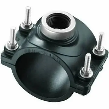 Clamp Saddle Hdpe 1" x 3/4" inch Klem Sadle Compression HDPE 32mm x 3/4" inch