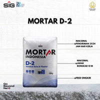 Gambar Mortar Indonesia Perekat Bata & Plester (D-2) - Area DKI Jakarta - ¼ DO (50sak), Jakarta Barat dari SIG ONLINE STORE Kota Administrasi Jakarta Selatan 5 Tokopedia