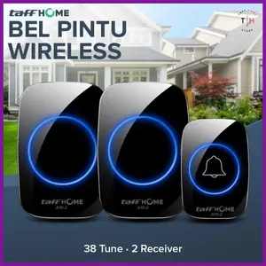 Bel Pintu / Bell Rumah Wireless Waterproof Remote Door Bell