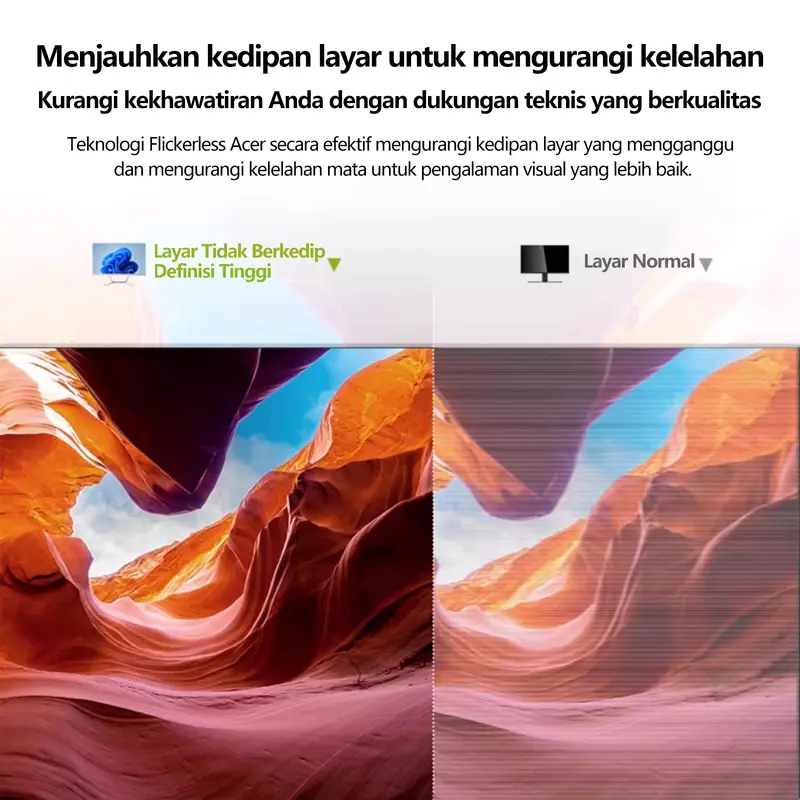 MA Komputer All-in-One Terbaru HD Super Tipis Intel Core i3/i5 Untuk Rumah, Belajar, Kantor, dan Hiburan - 19/22/24 Inci Gratis Mouse + Keyboard，Cocok untuk desain, rumah, hiburan, kantor Kemasan Kayu & Garansi Garansi 1 Tahun 3