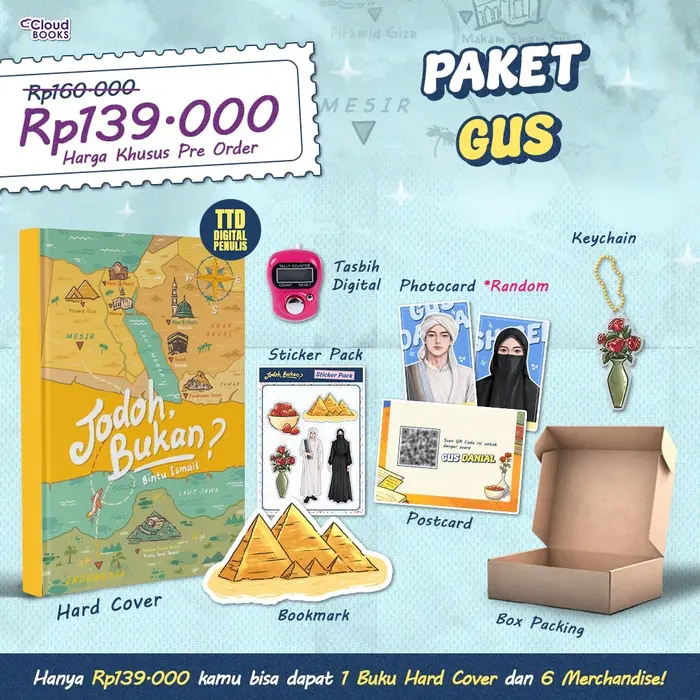 Gambar PRE ORDER - Buku Novel - Jodoh Bukan? - Bintu Ismail - Cloudbook Publishing - Bumifiksi (30 Juli - 12 Agustus) - PO TGL 30 JULI dari BumifiksiJogjakarta Kab. Sleman 5 Tokopedia