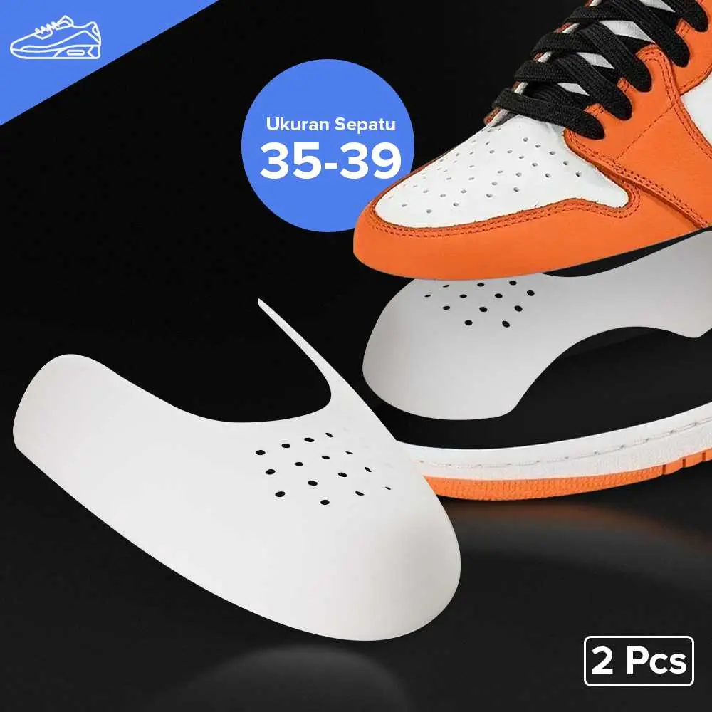 Protector Pelindung Kepala Sepatu Sneakers 1 Pasang (2pcs) Anti Kerut Bantalan Pengganjal Ujung Dalam Sepatu Anti Crease Shoe Head - AJ1