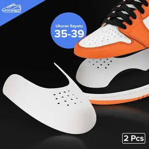 Protector Pelindung Kepala Sepatu Sneakers 1 Pasang (2pcs) Anti Kerut Bantalan Pengganjal Ujung Dalam Sepatu Anti Crease Shoe Head - AJ1