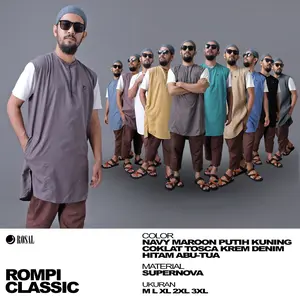 ROMPI SHALAT (ROSAL CLASSIC) DEWASA (SIZE M - XXXL)