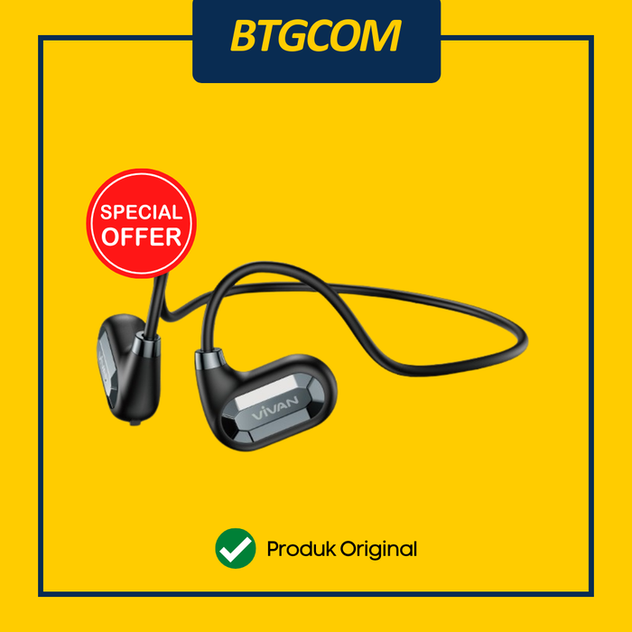 Gambar TWS VIVAN SPORT-S OWS EARPHONE OLAHRAGA BLUETOOTH 5.3 DENGAN ENVIRONMENTAL NOISE CANCELLATION/ENC POWERFULL BASS dari btgcom Kota Denpasar Tokopedia