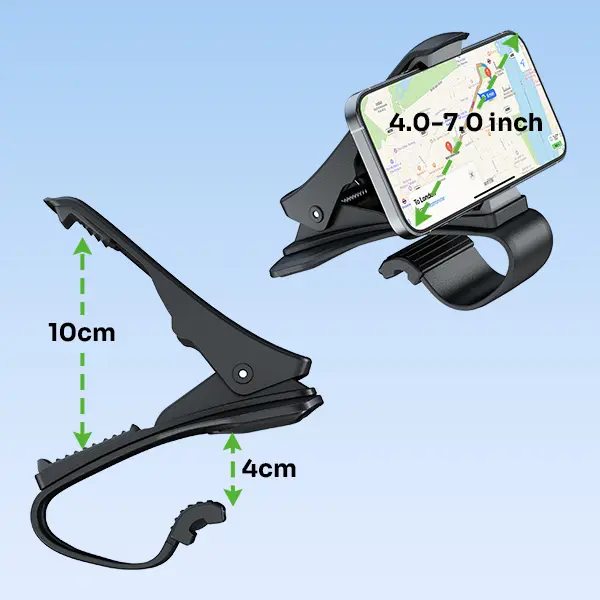 CAR HOLDER STAND ROBOT RT-CH25 PENJEPIT DUDUKAN HP DIPASANG DI SPEEDOMETER DASHBOARD DEKAT STIR/SETIR KEMUDI MOBIL