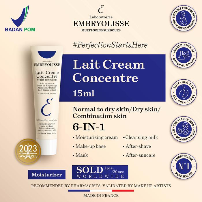 Gambar Embryolisse Lait-Creme Concentre 15ml dari Embryolisse Indonesia Kota Administrasi Jakarta Barat Tokopedia