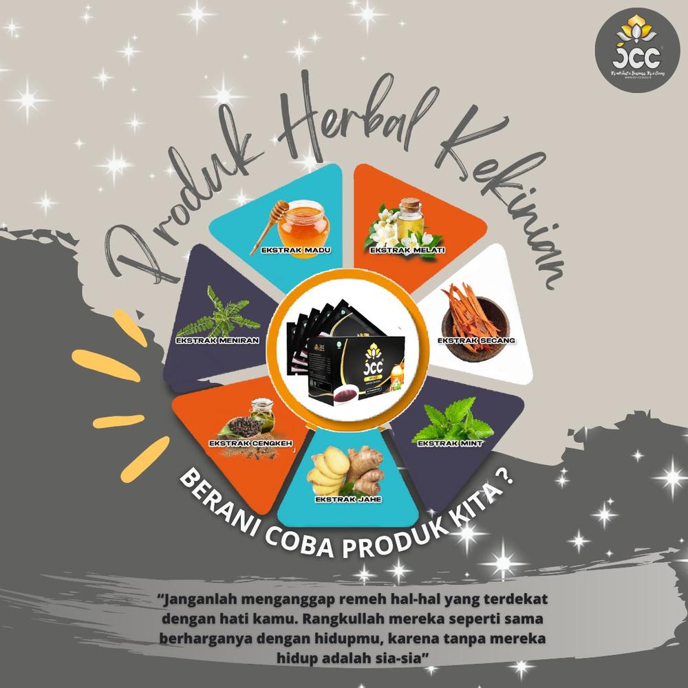 JCC Herbal J (Jamu serbuk herbal) isi 5 pcs
