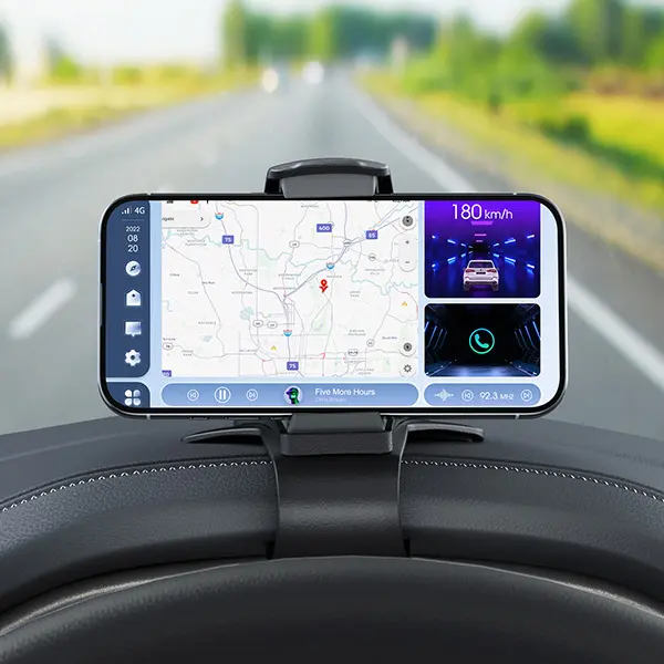 CAR HOLDER STAND ROBOT RT-CH25 PENJEPIT DUDUKAN HP DIPASANG DI SPEEDOMETER DASHBOARD DEKAT STIR/SETIR KEMUDI MOBIL
