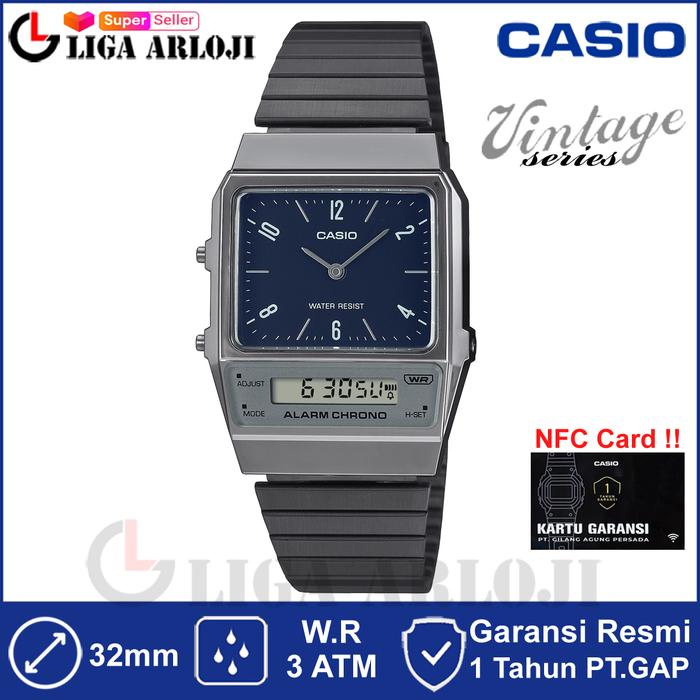 Gambar CASIO AQ-800EB-2ADF Jam Tangan Unisex Dual Time AQ800 AQ-800EB-2A AQ 800EB 2ADF dari Liga.Arloji Kota Administrasi Jakarta Pusat Tokopedia