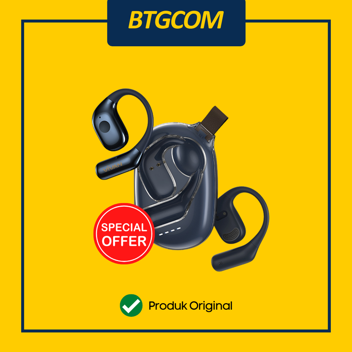 Gambar TWS VIVAN SPORT X2 OWS OLAHRAGA BLUETOOTH 5.4 4 MICROPHONE NOISE CANCELLING ENC EXTRA BASS - Biru dari btgcom Kota Denpasar 3 Tokopedia