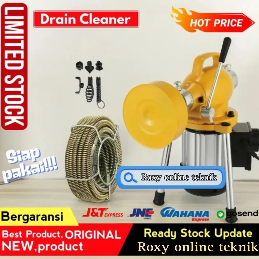 Electric Drain cleaner machine mesin pembersih saluran pipa 400watt